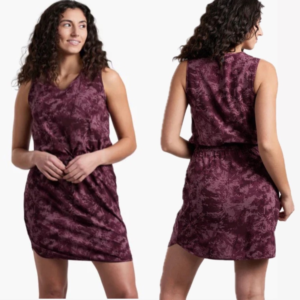 KUHL Vantage Dress Floral Mauve‎